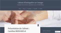 Desktop Screenshot of osteopathes-limoges.com